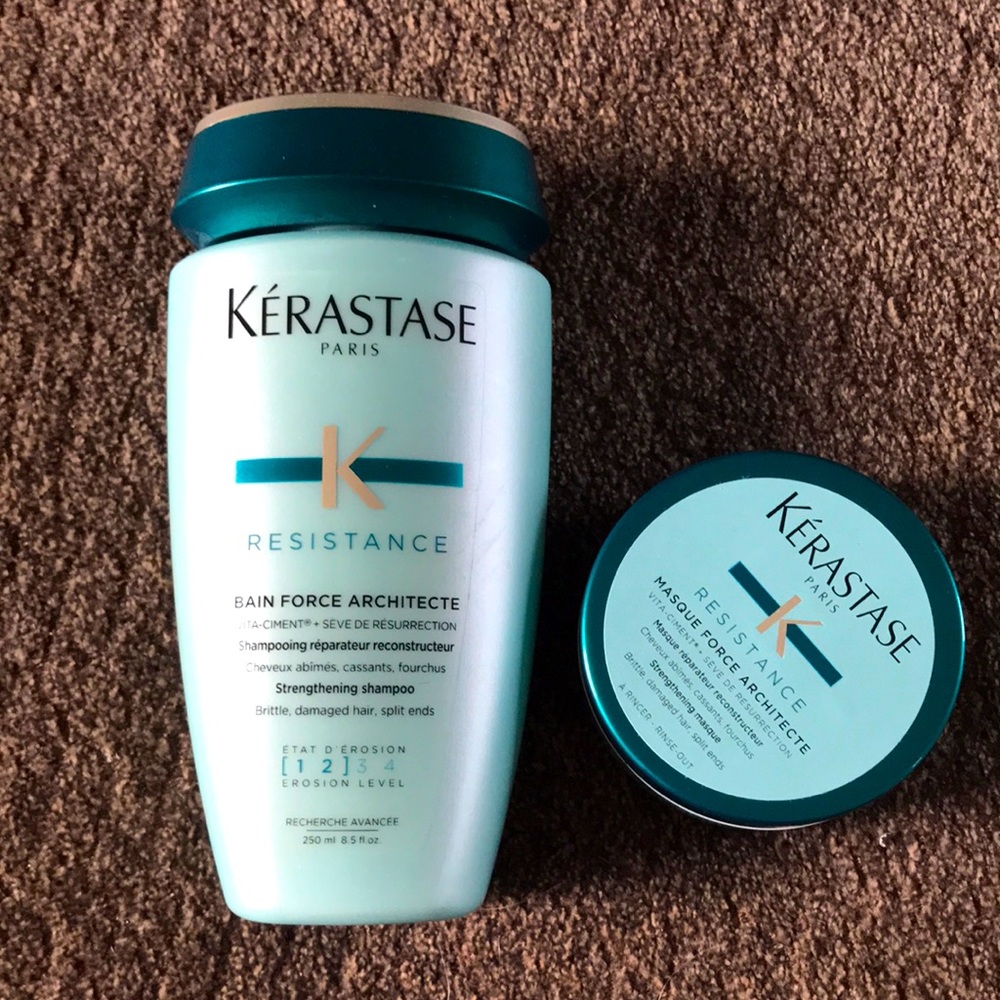 Kérastase Resistance Bain Force Architecte Shampoo with Bonus Masque